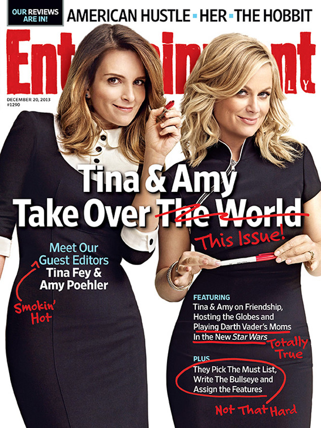 Fey and Poehler on the cover of Entertainment Weekly